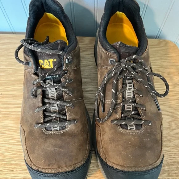 Caterpillar Men's Streamline 2.0 Brown Leather Work Shoes - Picture 2 of 7